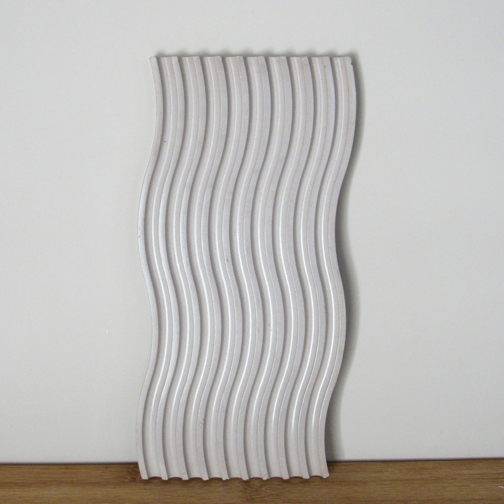 Sculpted Wave Concrete Tray